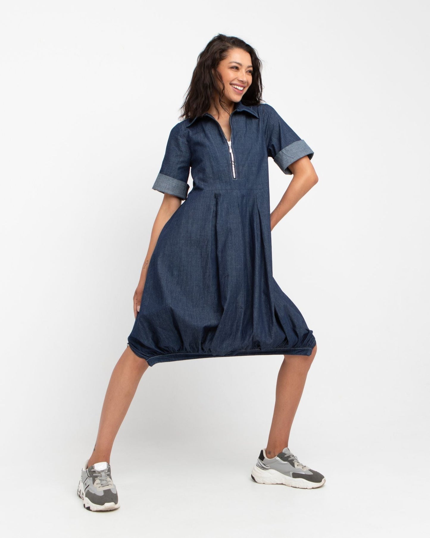 Ozai N Ku Kyan Dress, Denim
