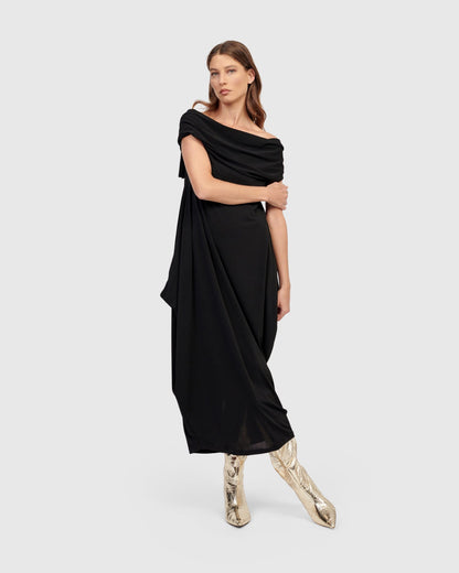 Savoir Maxi Dress, Black