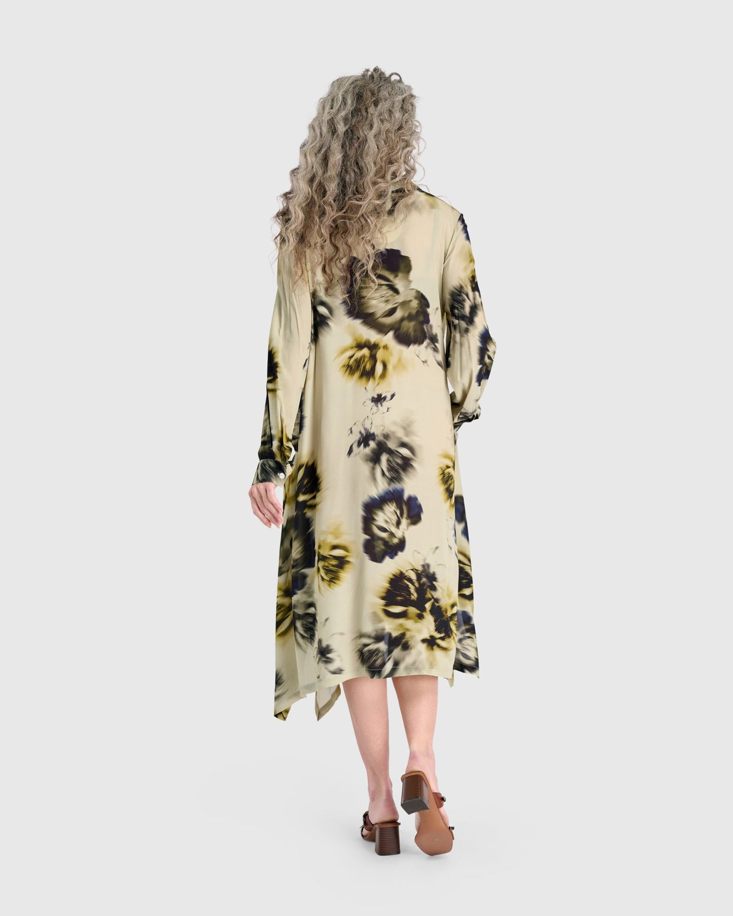 Santal Shirtdress, Beige Floral