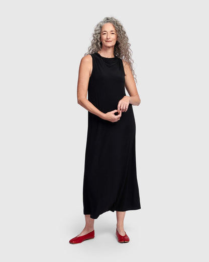 Essential Column Dress, Black