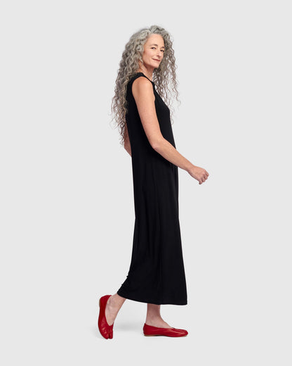 Essential Column Dress, Black