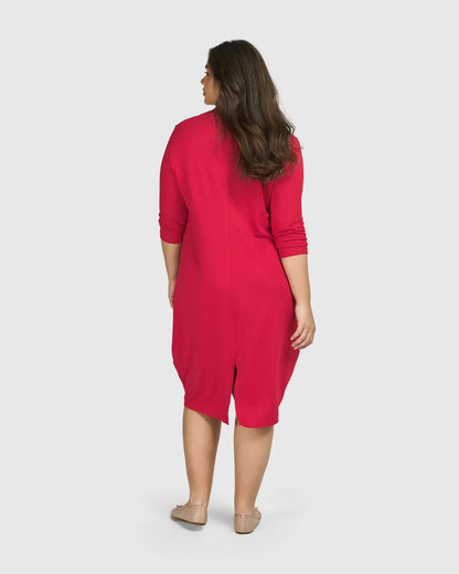 Essential Cargo Dress, Red Rose
